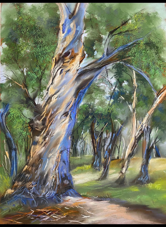 BlueGum Original Pastel Artwork