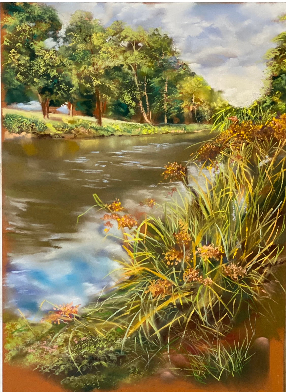 Mackay Gooseponds Original Pastel Artwork