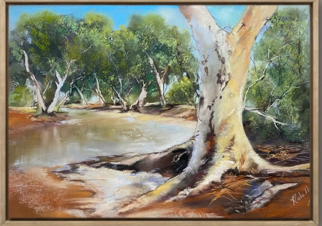 Timeless Sentinel Original Pastel Artwork